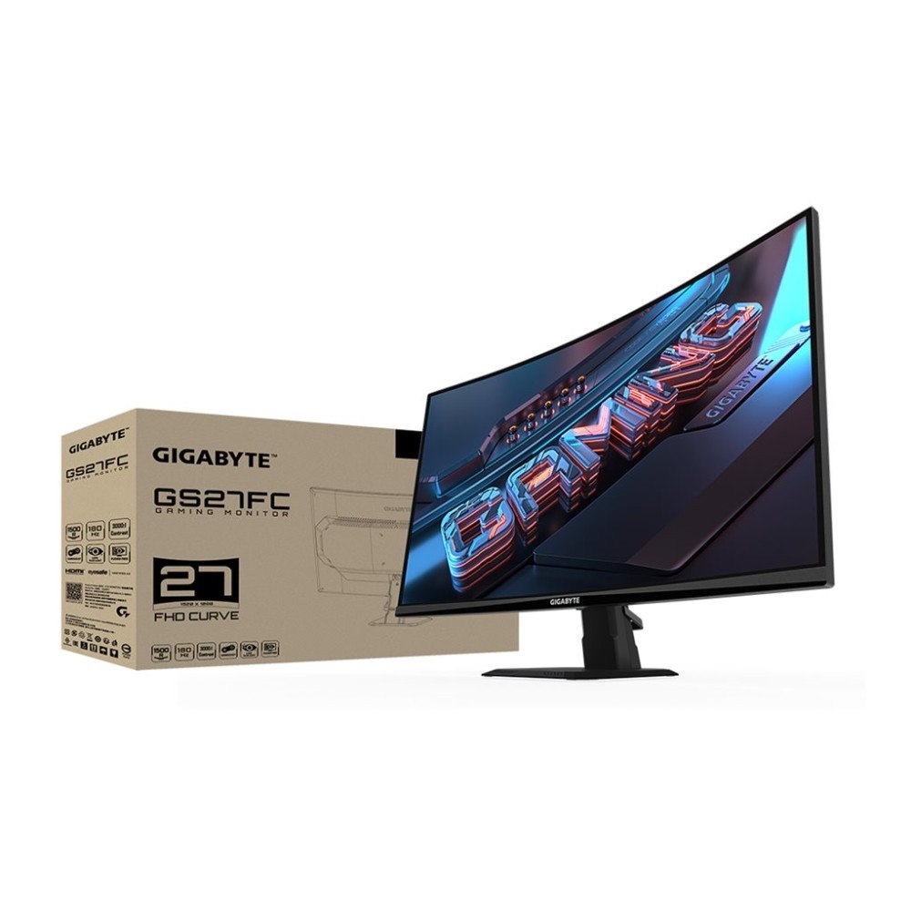 Gigabyte Technology Gigabyte GS27FC - LED-skärm - böjd - Full HD (1080p) - 27" - HDR