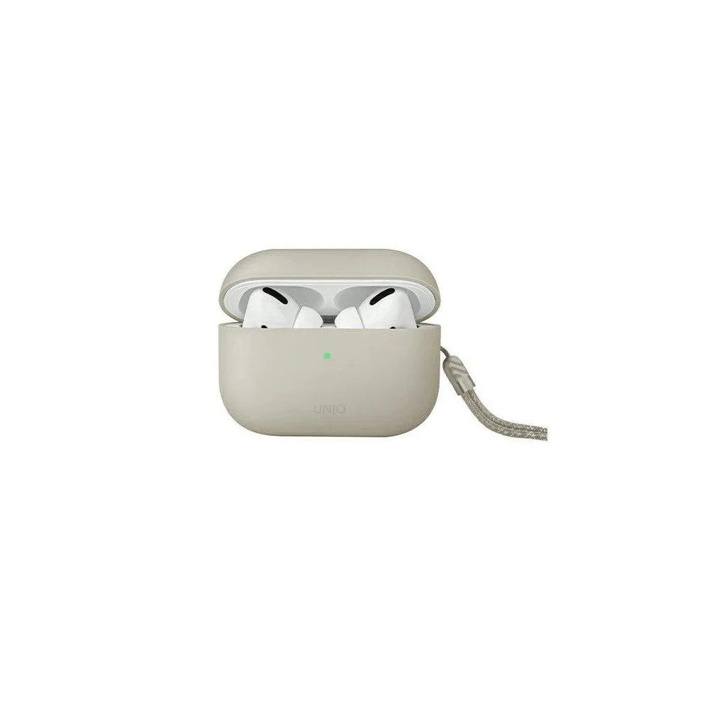 Uniq UNIQ Lino AirPods Pro 2 genSilikonfodral (2022/2023) beżowy/...