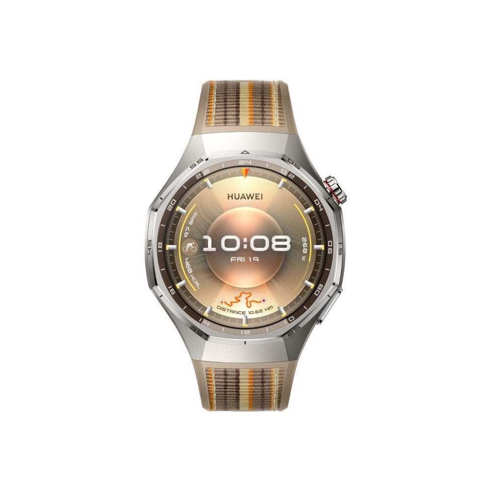 Huawei Huawei Watch GT 6 Pro - titanium alloy - smart klocka med rem - brun - brun