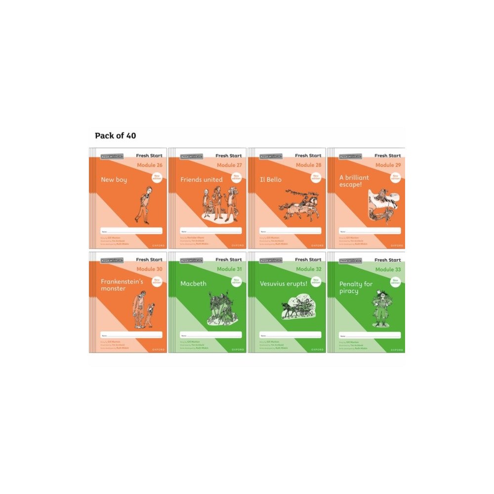 Oxford University Press Read Write Inc. Fresh Start: 2024 Modules 26-33 - Pack of 40 (häftad, eng)