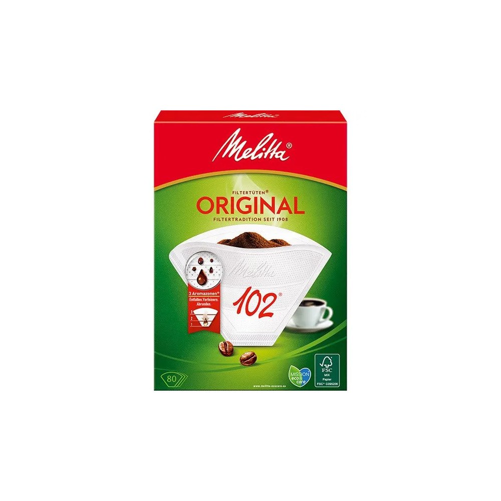 Melitta Melitta 102 - filtersats - vit