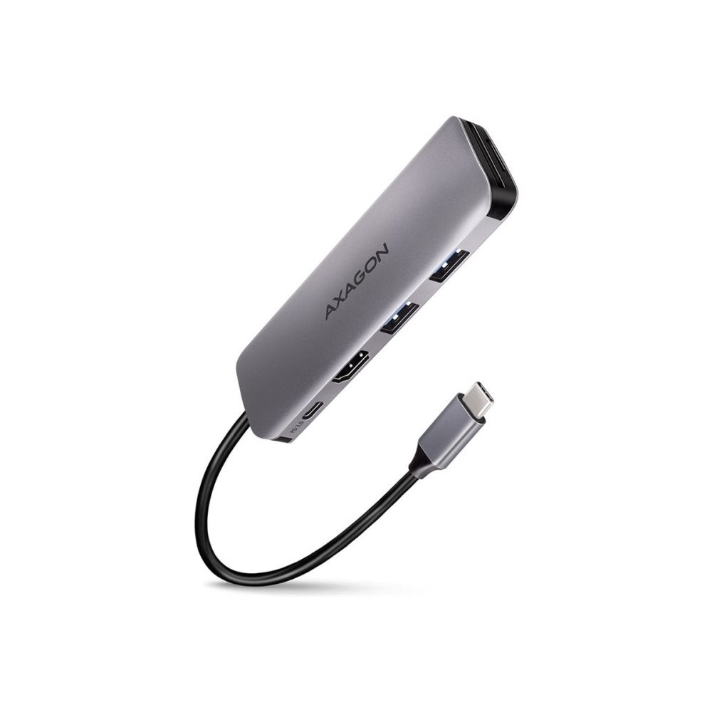 AXAGON AXAGON HMC-5 - dockningsstation - USB-C 3.2 Gen 1 / USB 3.0 / Thunderbolt 3 - HDMI
