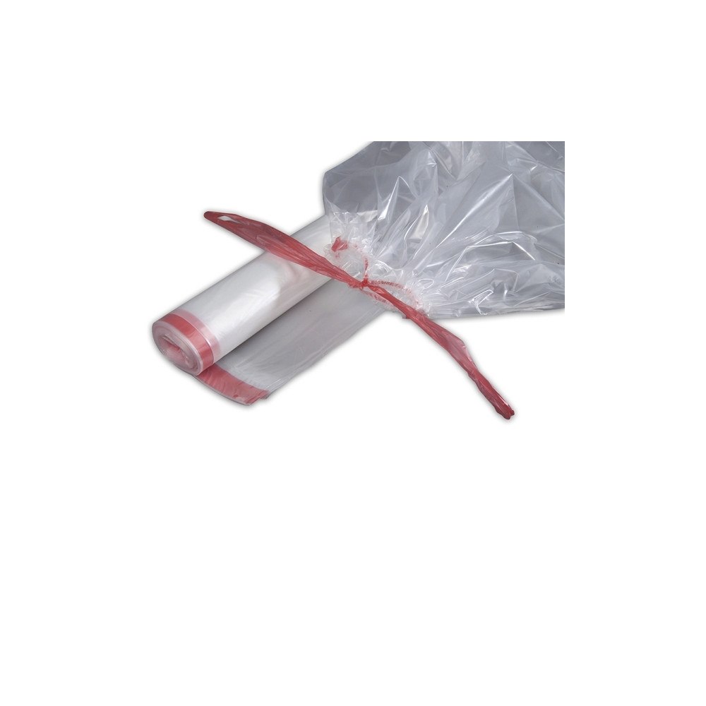 Solar Plus Avfallssäckar med dragsnöre regenerat klar 100 L 700x1100 mm...