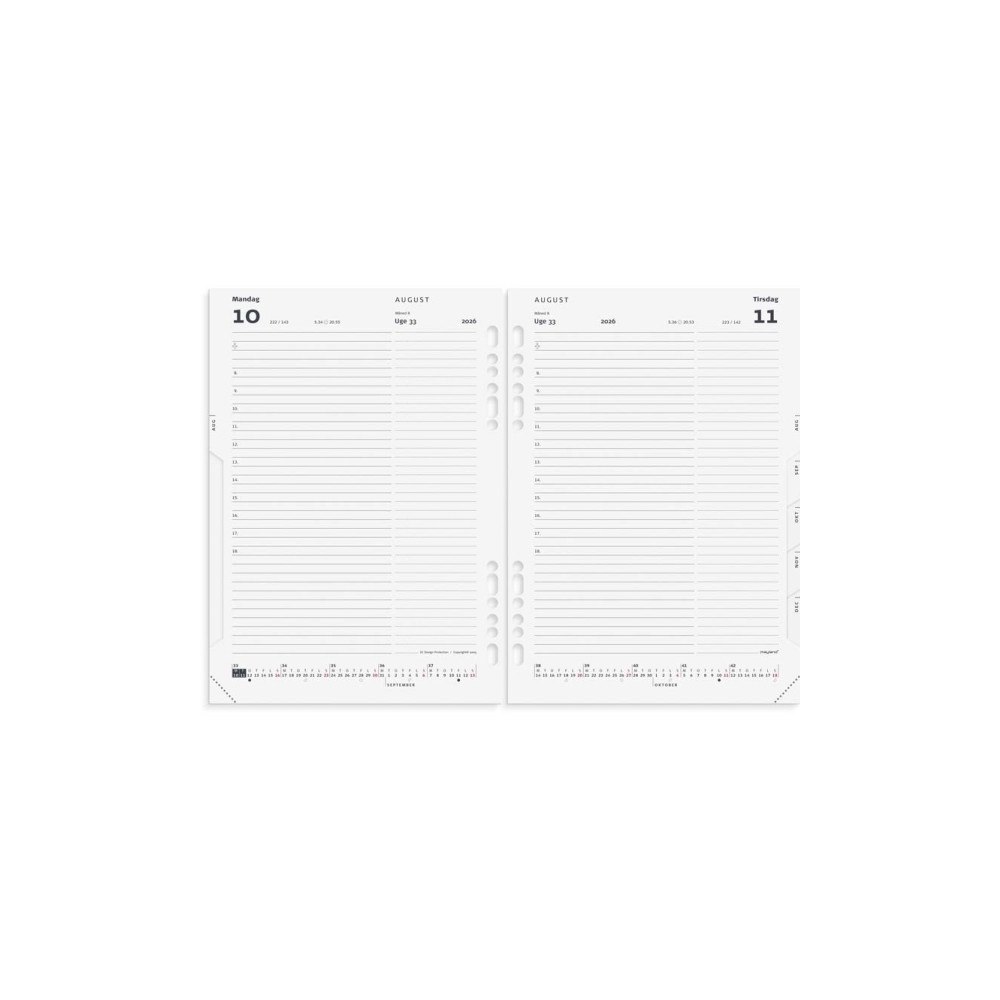 Mayland-Burde Mayland 16305000, Bord, 410 sidor, A5, Multifärg, Kartong, D...