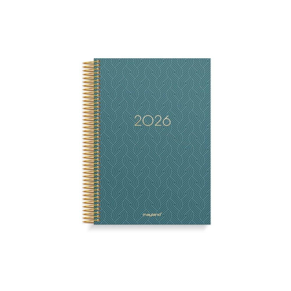 Mayland-Burde Mayland 26218030, 398 ark, Inbunden, Blå, Spiralbindning, Da...