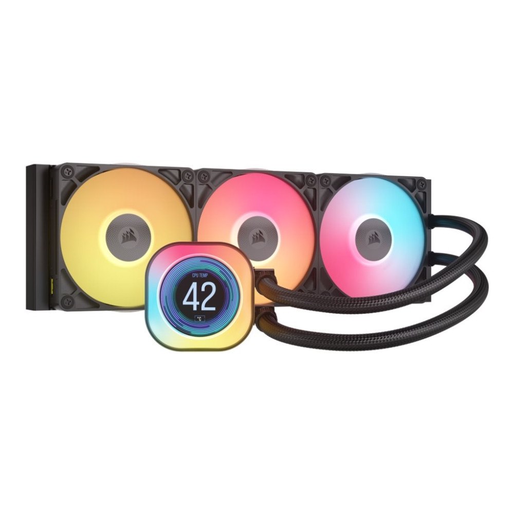 Corsair Microsystems CORSAIR iCUE Link TITAN 360 RX LCD - kylsystem med vätska till processorn