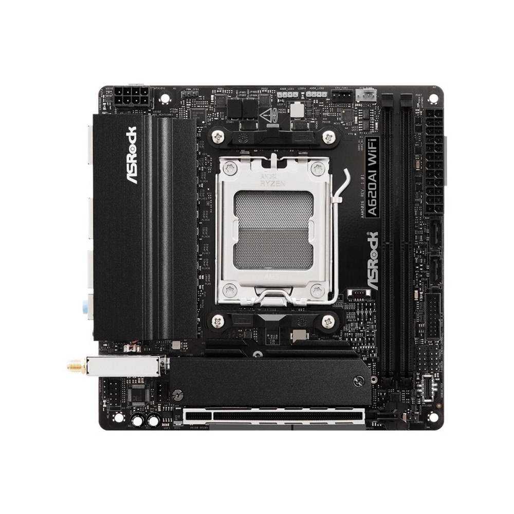 ASRock ASRock A620AI WIFI - moderkort - mini ITX - Socket AM5 - AMD A620A