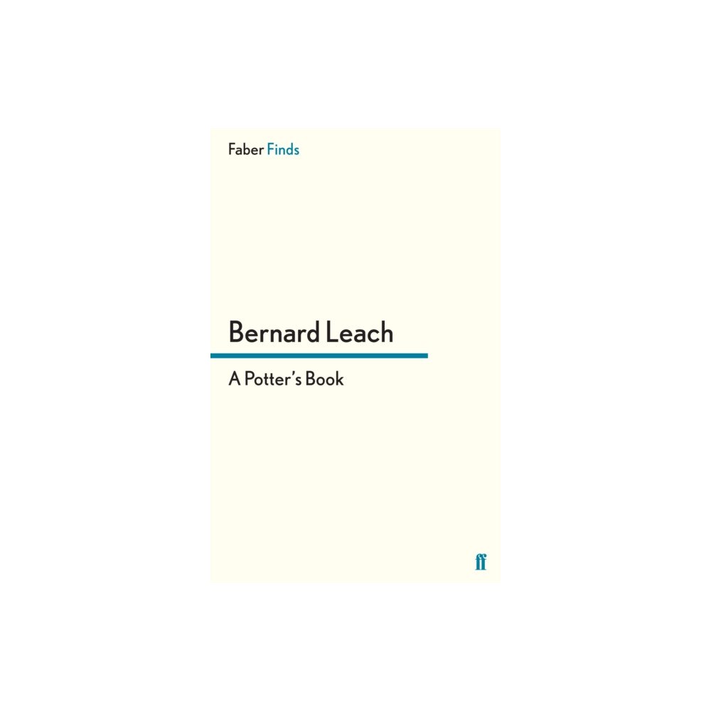 Faber & Faber A Potter's Book (häftad, eng)