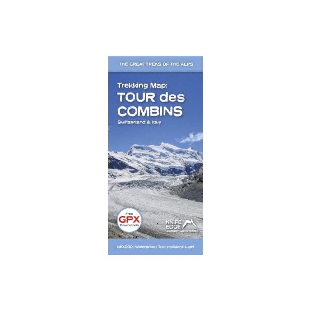 Knife Edge Outdoor Limited Tour des Combins Trekking Map 1: 40 000