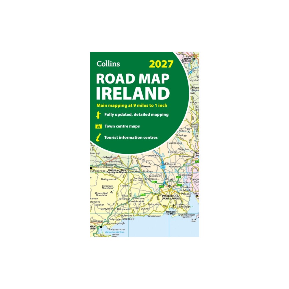 HarperCollins Publishers 2027 Collins Road Map of Ireland