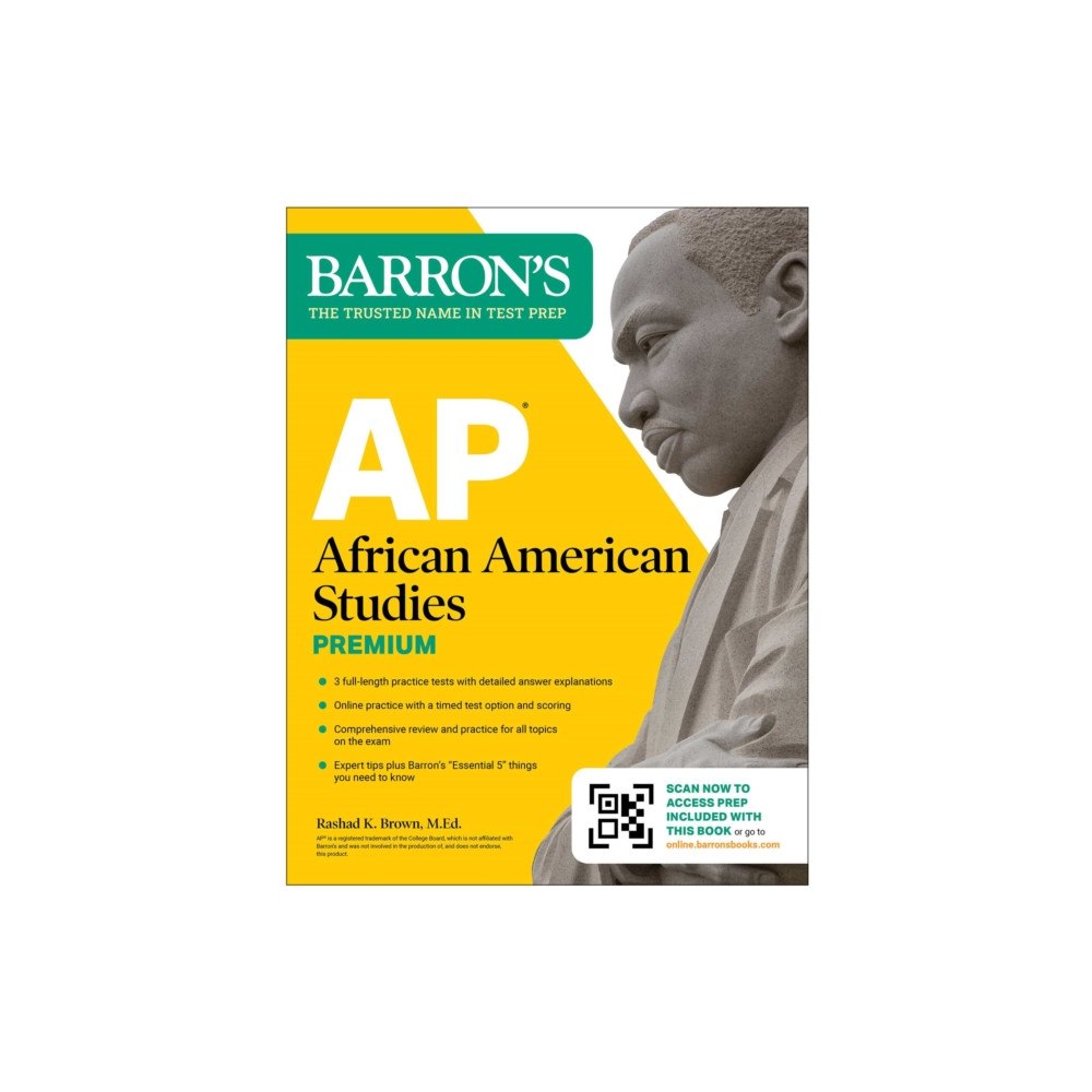 Kaplan Publishing AP African American Studies Premium, First Edition: Prep Book with 3 Practice Tests + Comprehensive Review + Online Prac...