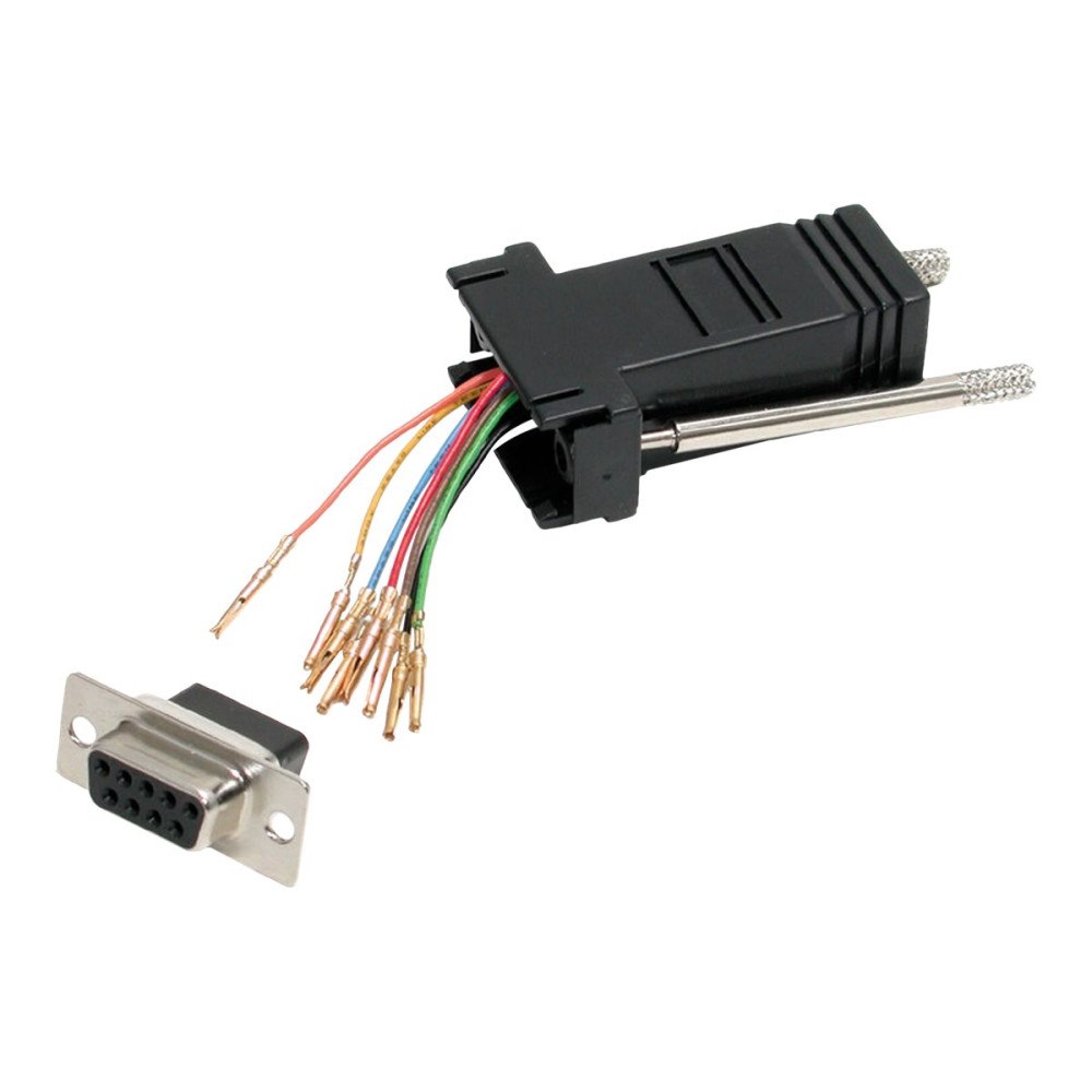 StarTech.com StarTech.com DB9 till modulär RJ45-adapter - F/F - seriell adapter - DB-9 till RJ-45