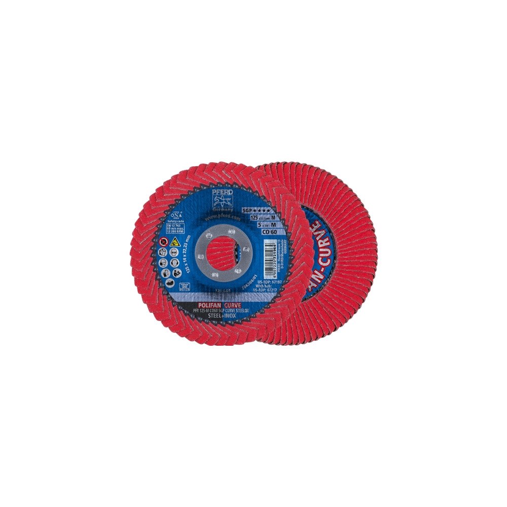 Pferd PFERD PFR125 CO60 SGP-CURVE M Slibeskive