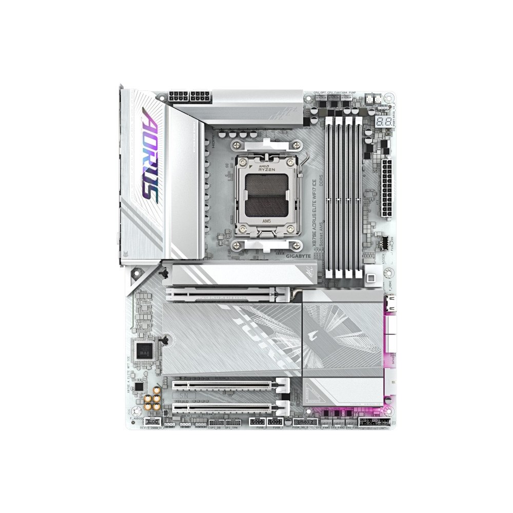 Gigabyte Technology AORUS X870E ELITE WIFI7 ICE - moderkort - ATX - Socket AM5 - AMD X870E
