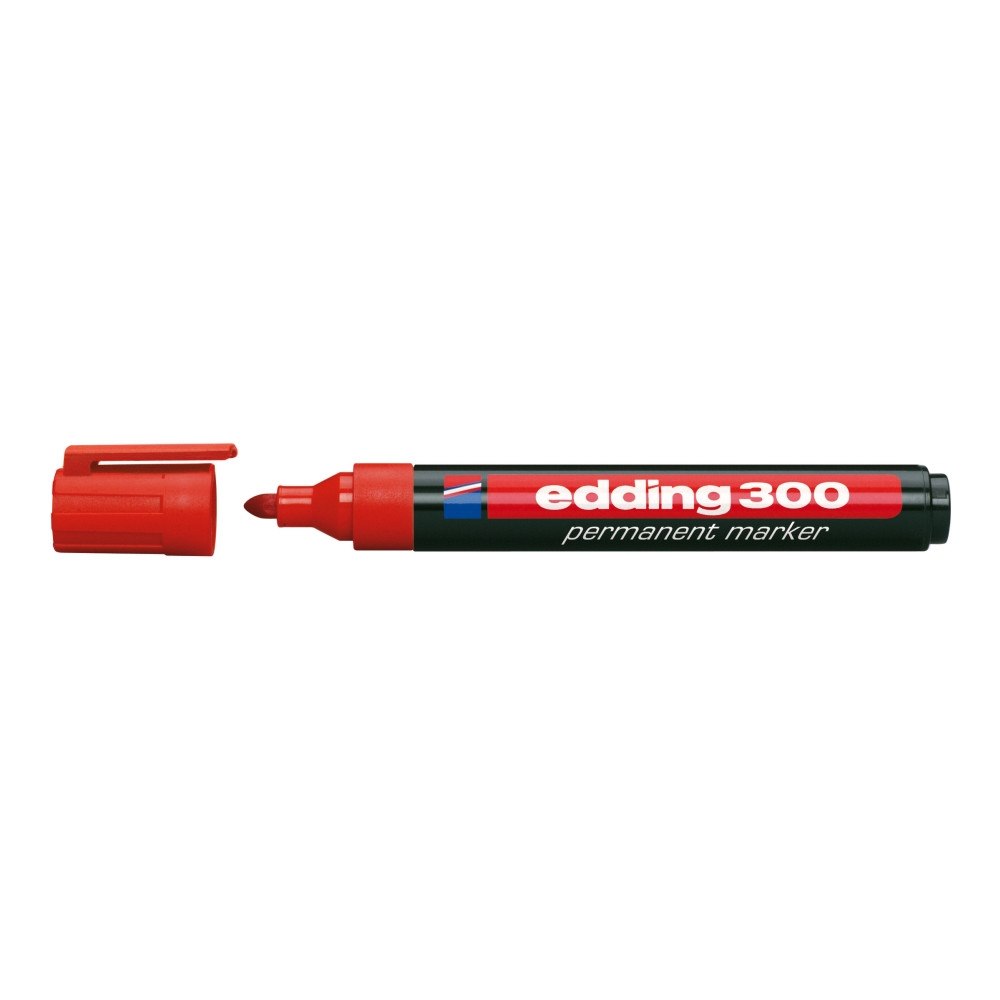 edding edding 300 - markering - röd