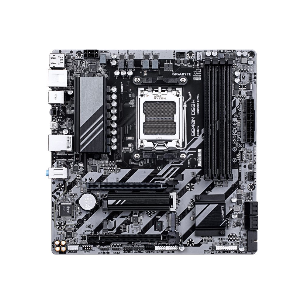 Gigabyte Technology Gigabyte B840M DS3H - moderkort - micro ATX - Socket AM5 - AMD B840