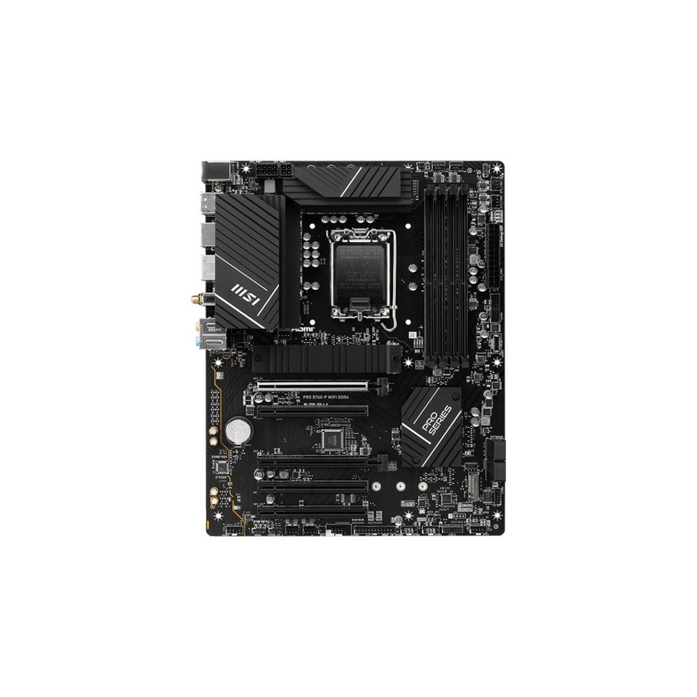 MSI MSI PRO B760-P WIFI DDR4 - moderkort - ATX - LGA1700-uttag - B760