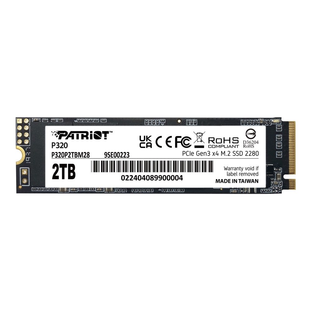 Patriot Memory Patriot P320 - SSD - 2 TB - PCIe 3.0 x4 (NVMe)