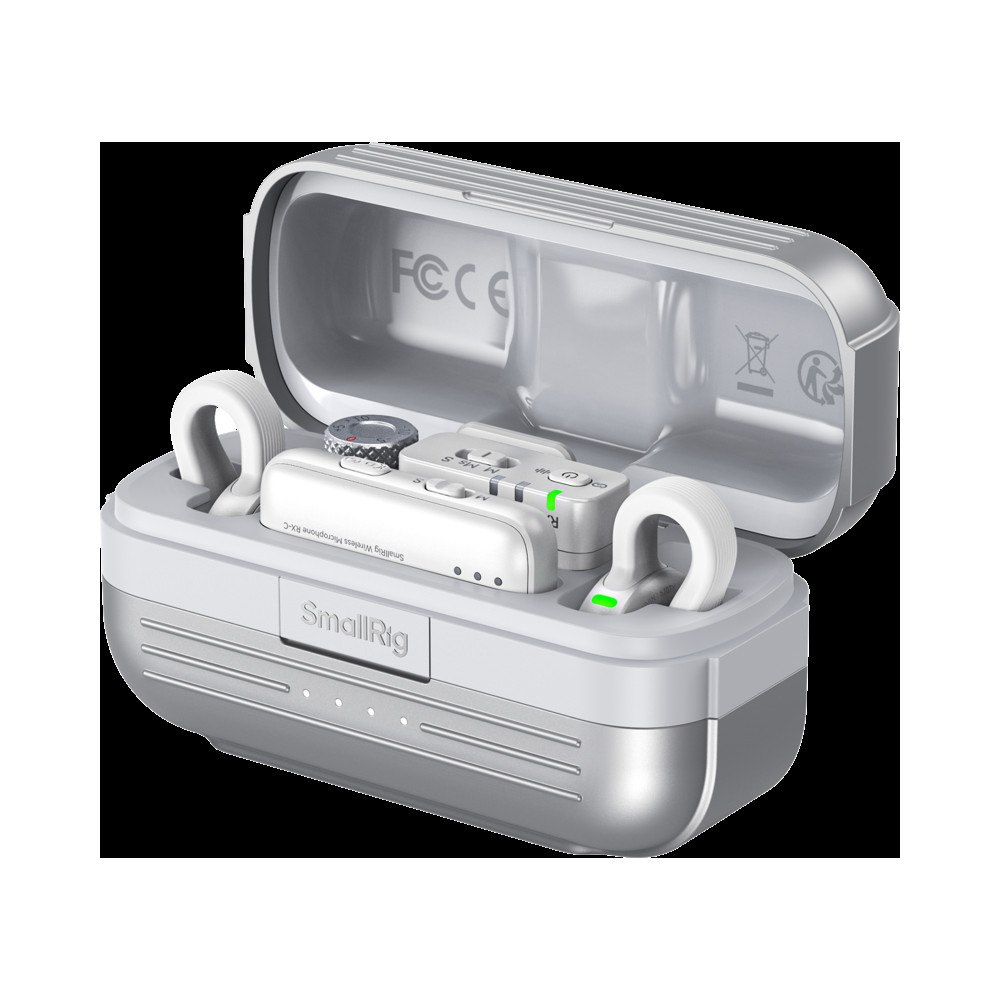 SMALLRIG SmallRig 5716 S70 Wireless Microphone with Multi-Device Compatibility (White)