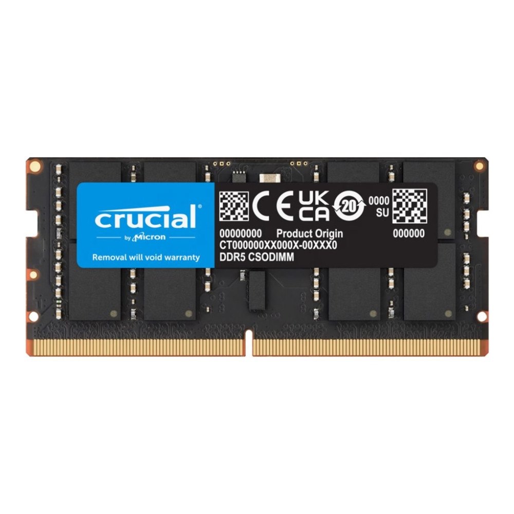 Crucial Crucial - DDR5 - modul - 24 GB - SO DIMM 262-pin - 3200 MHz / PC5-51200 - klockad