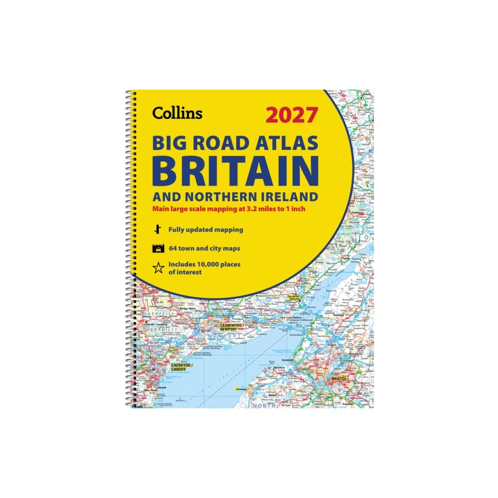 HarperCollins Publishers 2027 Collins Big Road Atlas Britain and Northern Ireland (bok, spiral, eng)