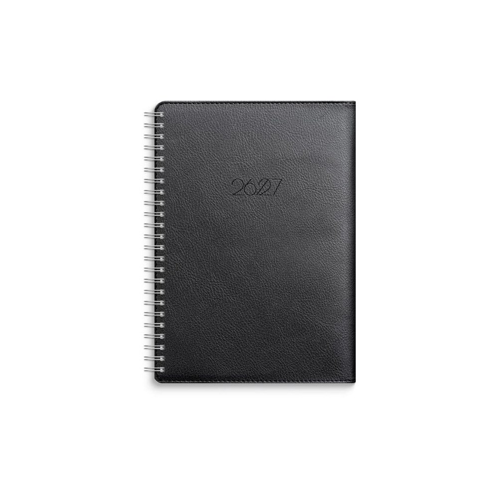 Burde Kalender Study Twist A5 svart 26/27