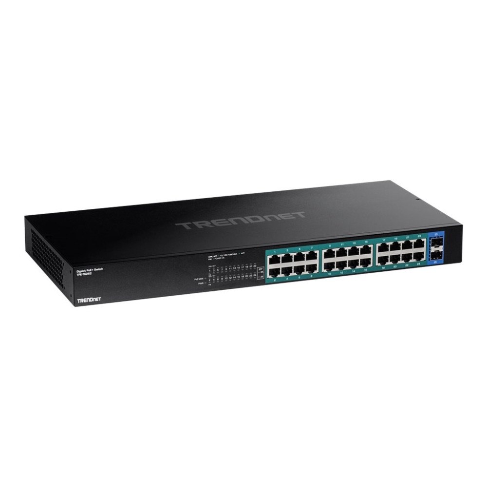 TRENDnet TRENDnet TPE TG262 - switch - 26 portar - rackmonterbar - TAA-kompatibel
