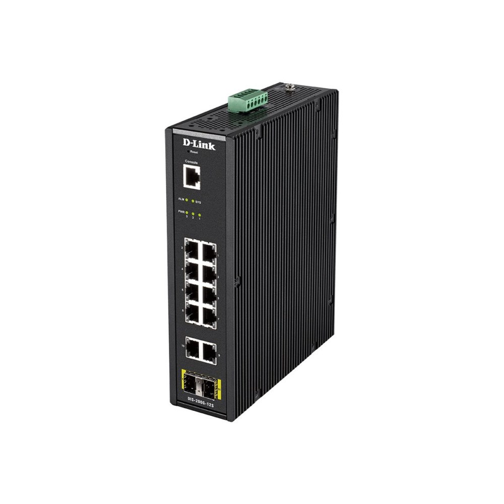 D-Link D-Link DIS 200G-12S - switch - 10 portar - Administrerad