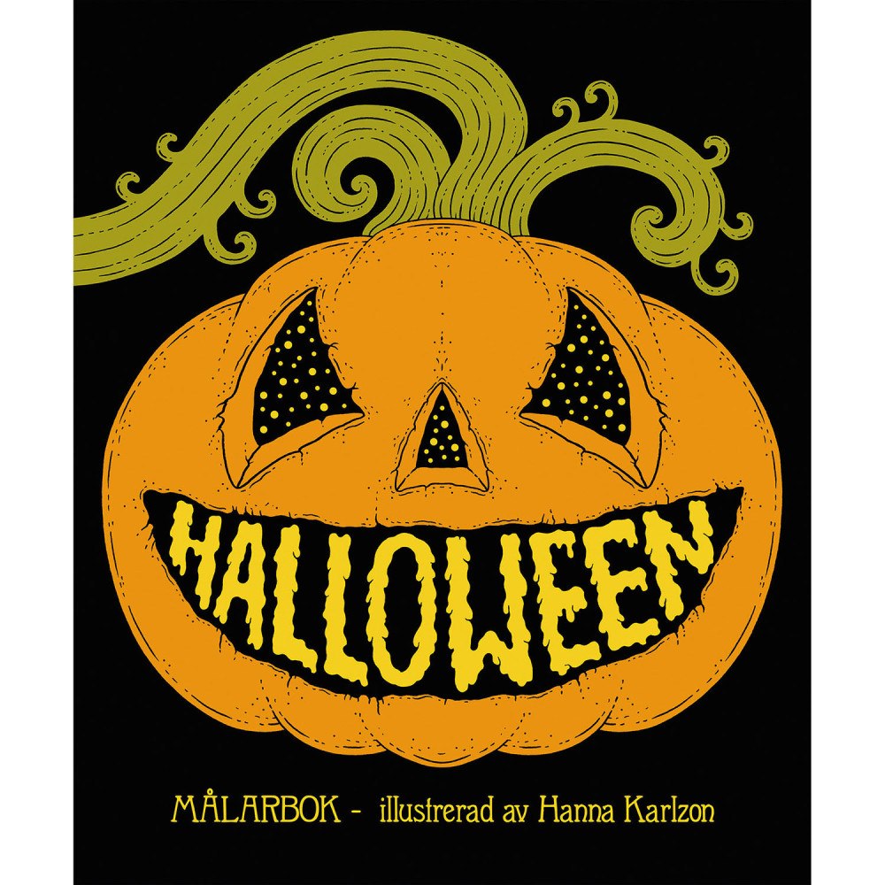 Tukan Förlag Halloween : målarbok av Hanna Karlzon