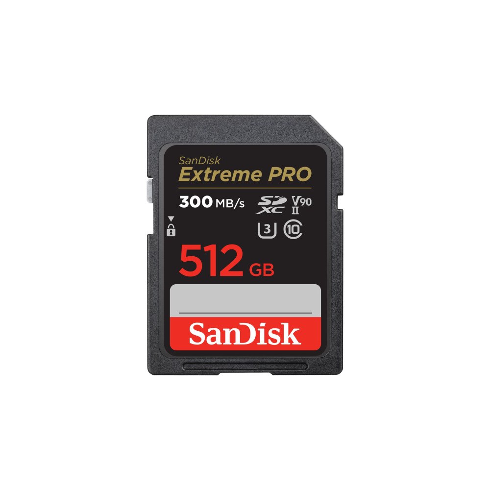 SANDISK SanDisk Extreme Pro - flash-minneskort - 512 GB - SDXC UHS-II