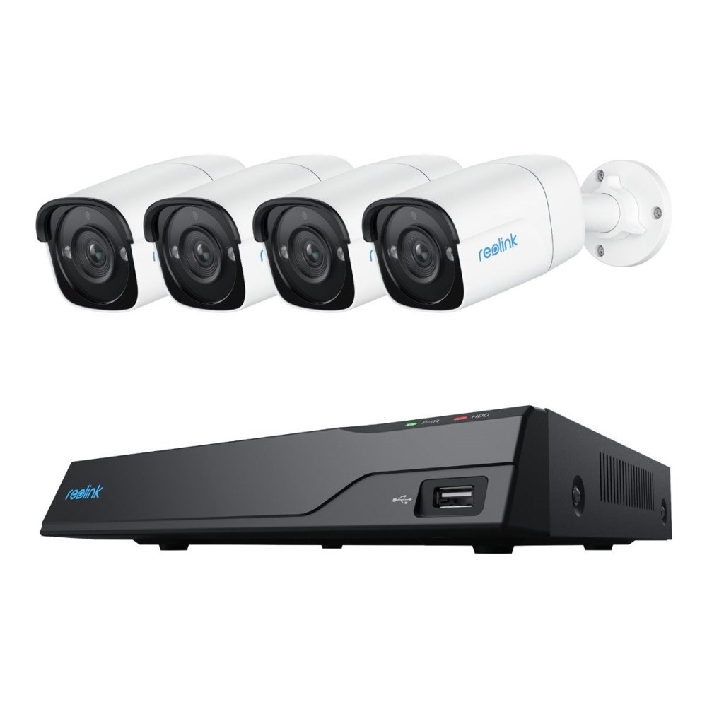 Reolink Reolink NVS8-5MB4 (Bullet) NVR | 2K | 8CH | 4x Bullet | PoE...