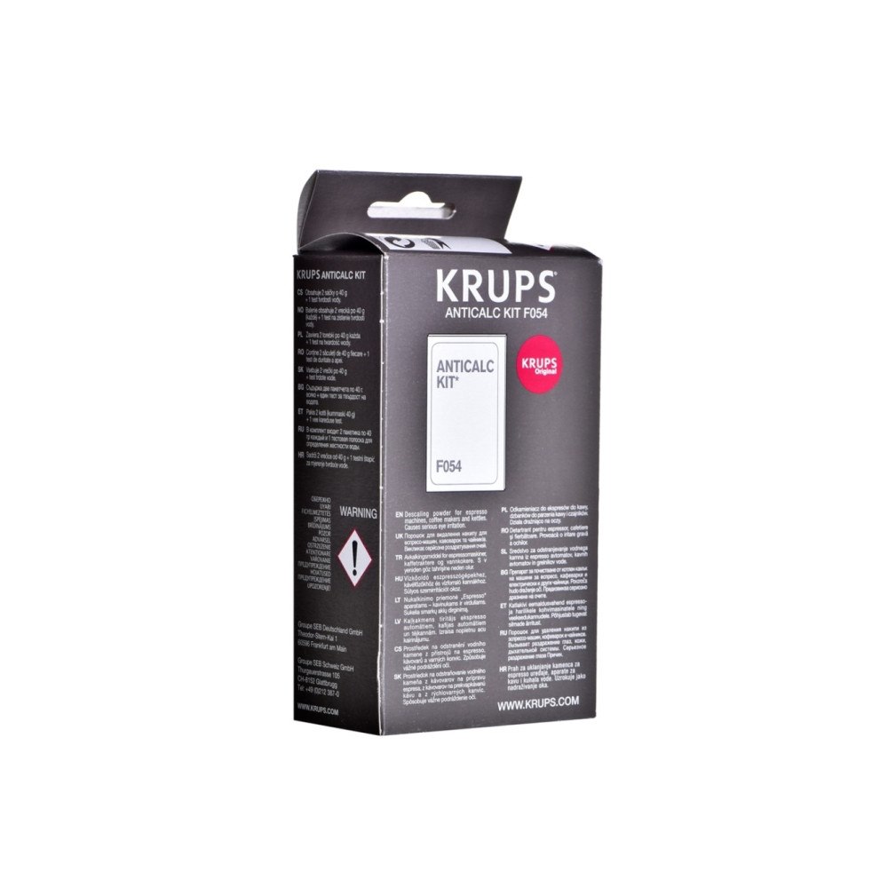 Krups Krups F05400, Kaffebryggare, Puder, Borttagning av kalkbeläg...