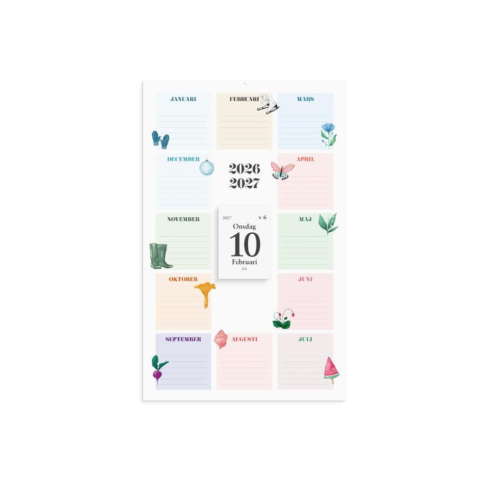Burde Väggkalender Klassens almanacka 26/27