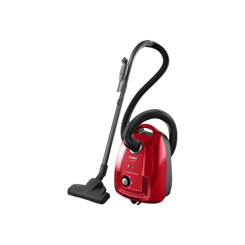 Bosch Group Bosch Serie | 4 BGB38RD2 - dammsugare - med behållare - röd
