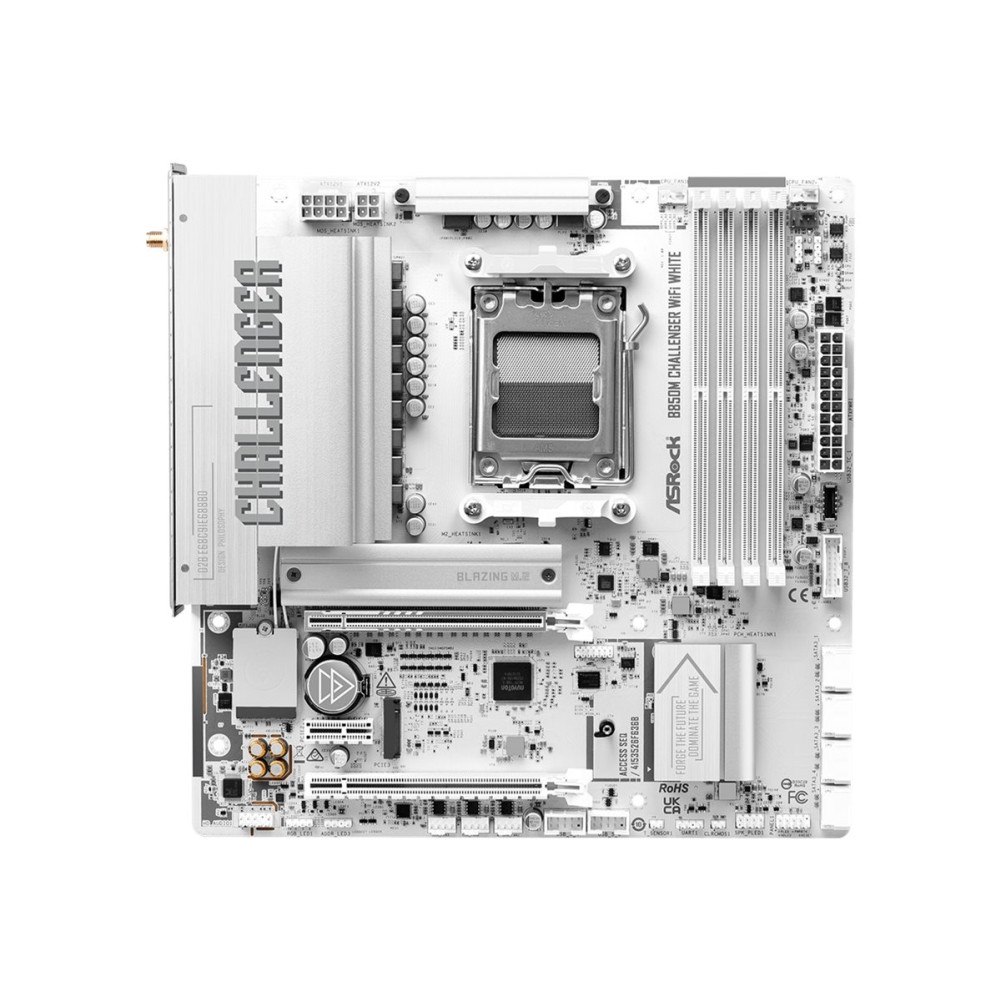 ASRock ASRock B850M Challenger WiFi White