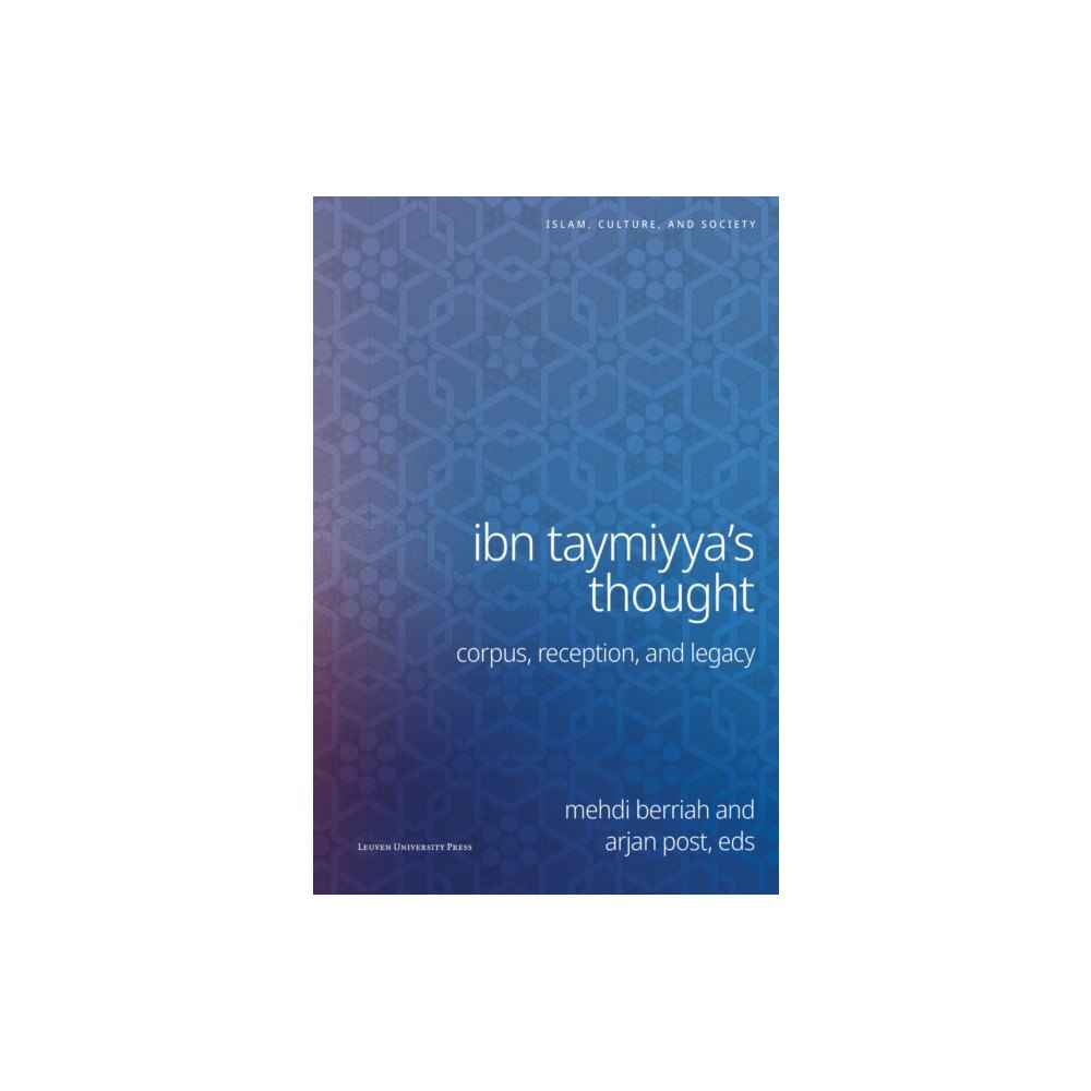 Leuven University Press Ibn Taymiyya's Thought (häftad, eng)