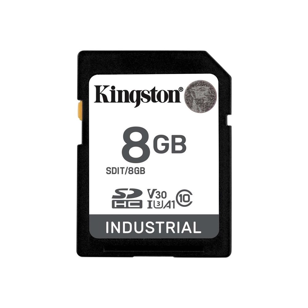 Kingston Technology Kingston Industrial - flash-minneskort - 8 GB - SDHC UHS-I