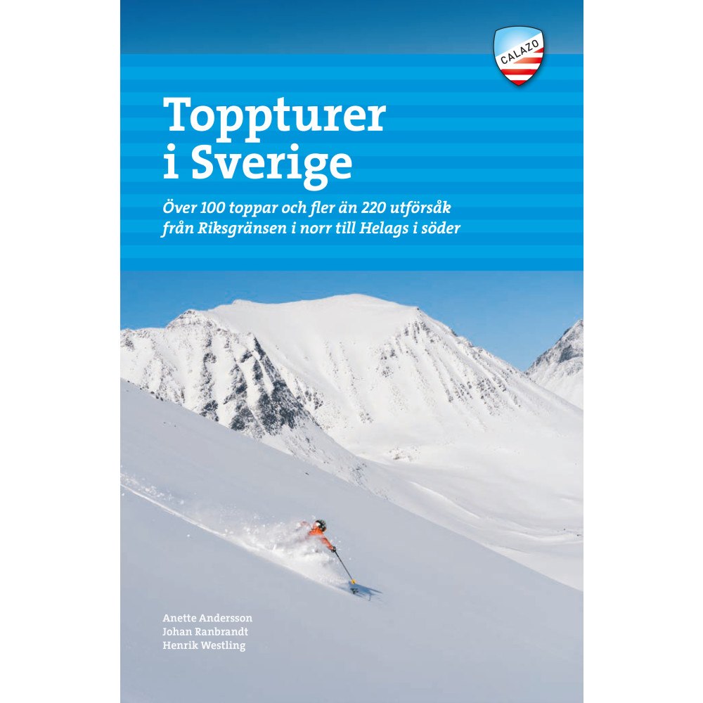 Johan Ranbrandt Toppturer i Sverige (bok, flexband)