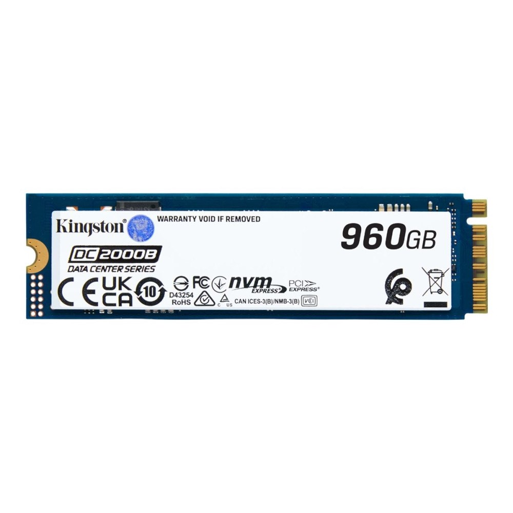Kingston Technology Kingston Data Center DC2000B - SSD - Enterprise - 960 GB - PCIe 4.0 x4 (NVMe)