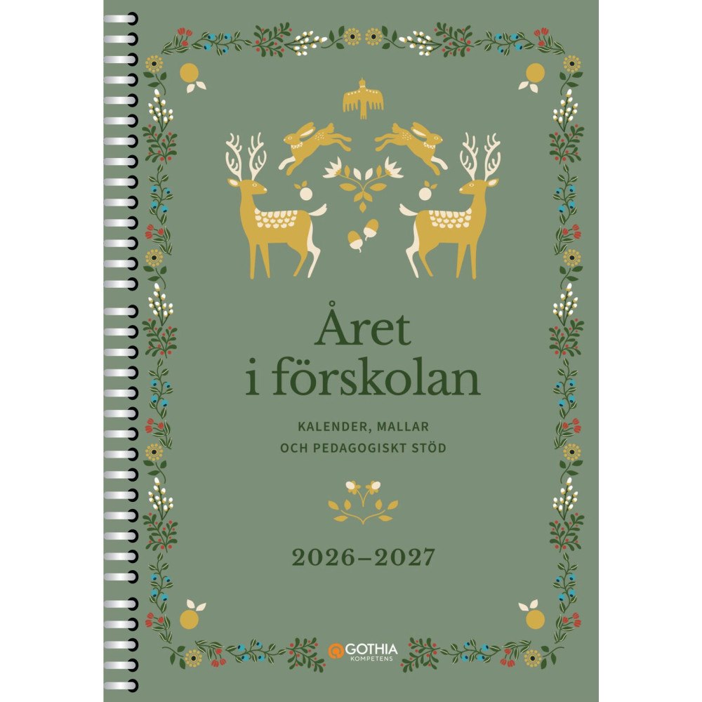 Gothia Kompetens AB Året i förskolan : kalender, mallar och pedagogiskt stöd (bok, spiral)