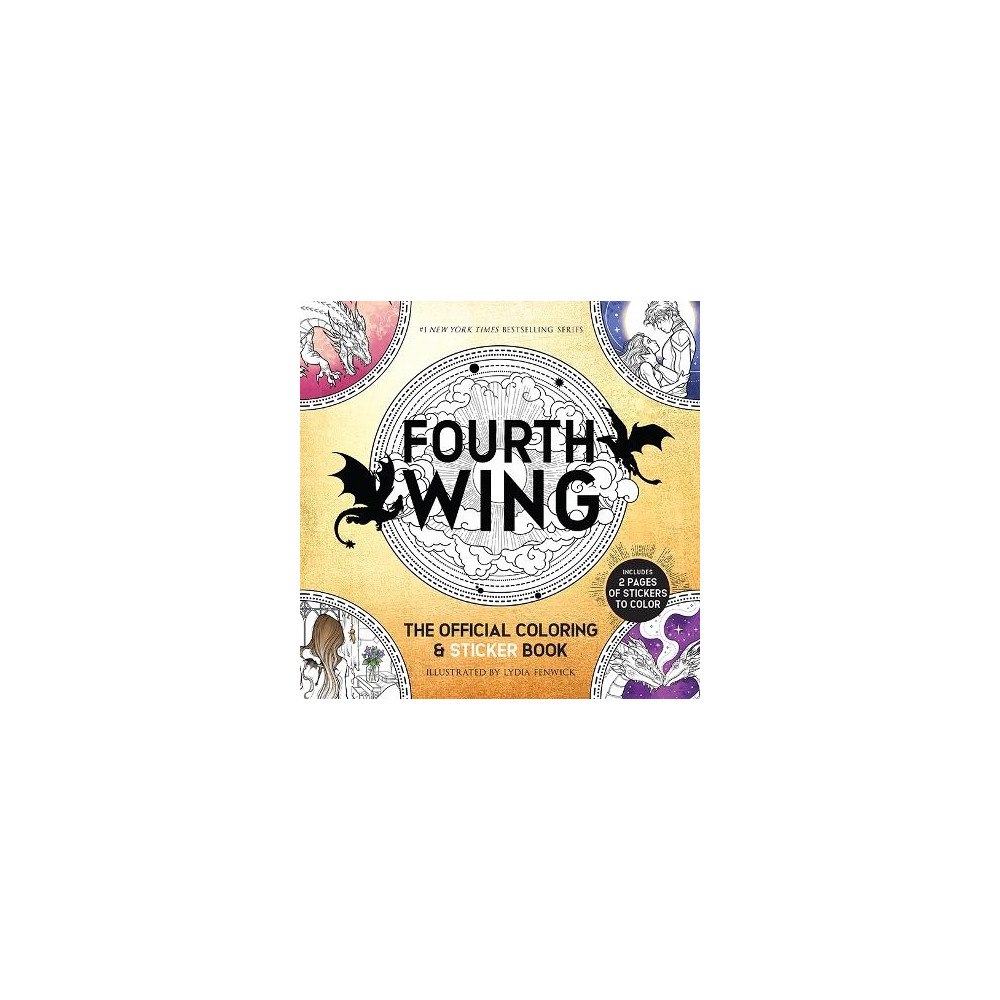Lydia Fenwick Fourth Wing: The Official Coloring & Sticker Book (pocket, eng)