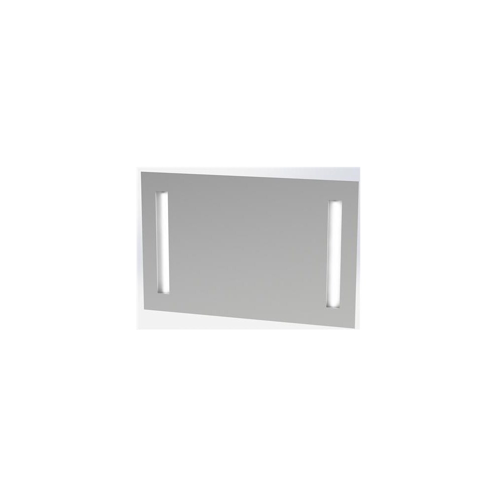 zevercsslr GODHAVN LED-spegel 15W/830 för badrum med 2 ljusfält 1000x65...