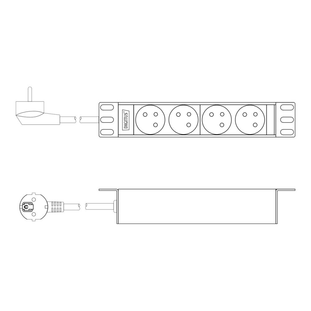 Digitus DIGITUS - kraftdistributionsenhet - 4000 Watt