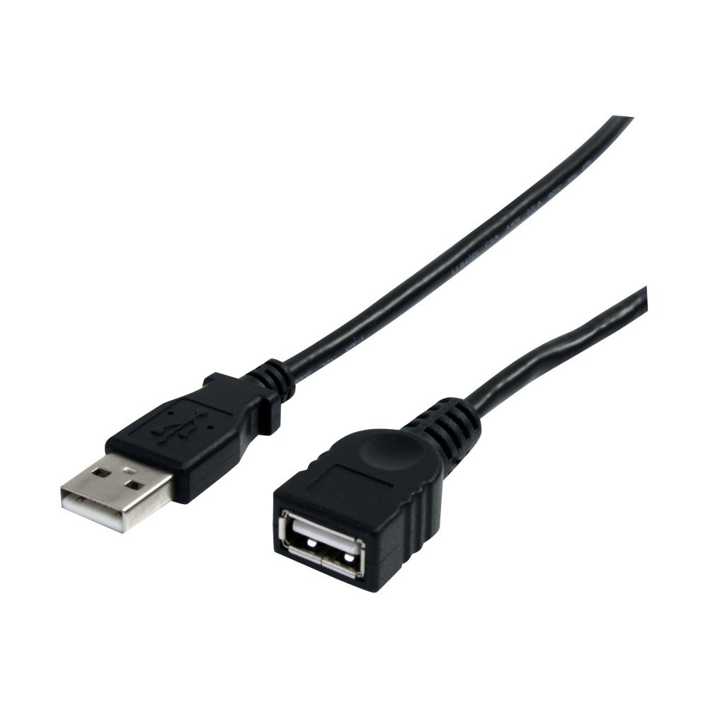 StarTech.com StarTech.com 1,8 m svart USB 2.0-förlängningskabel A till A – M/F - USB-förlängningskabel - USB till USB - 1.8 m