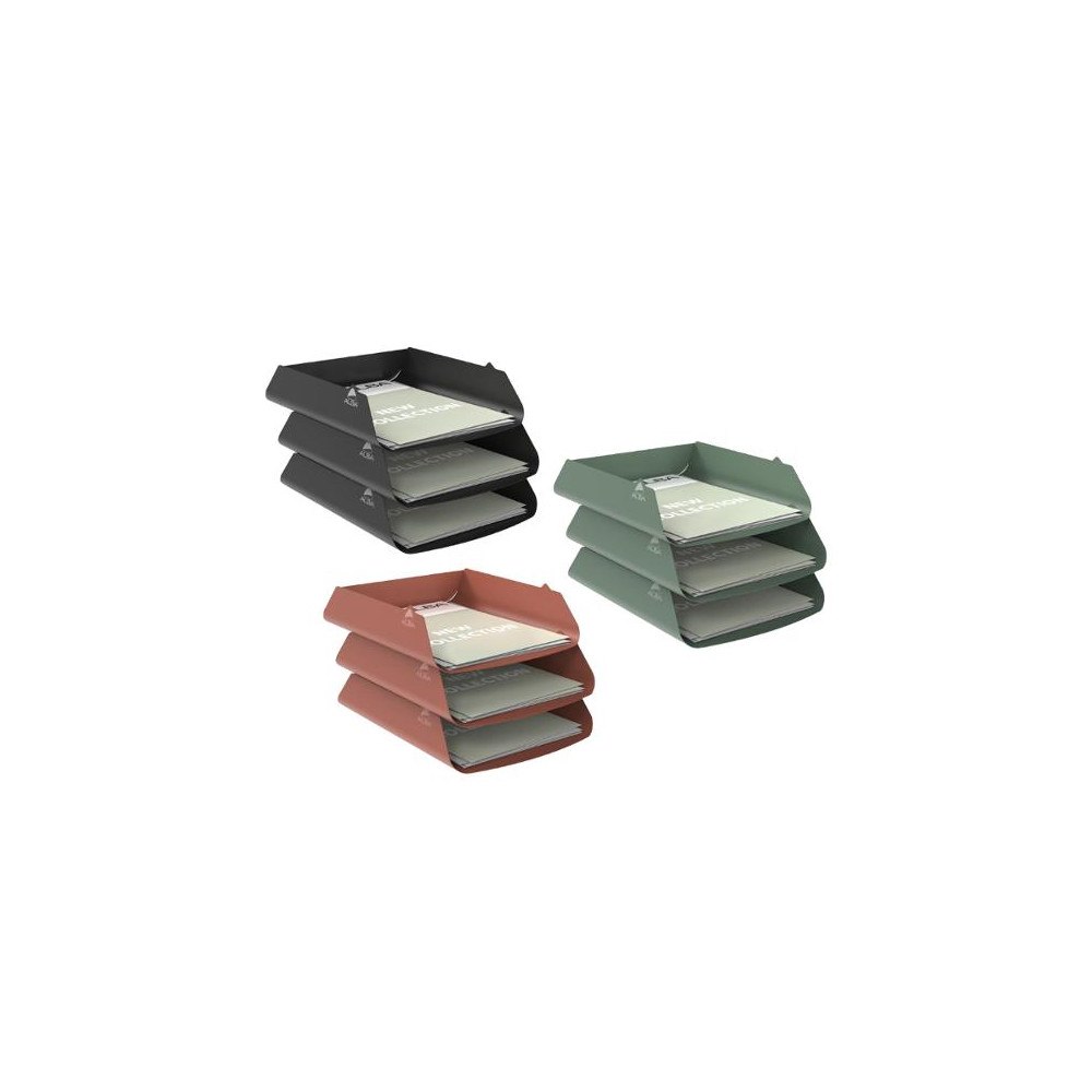 Alba Brevkorg ALBA metall A4 svart