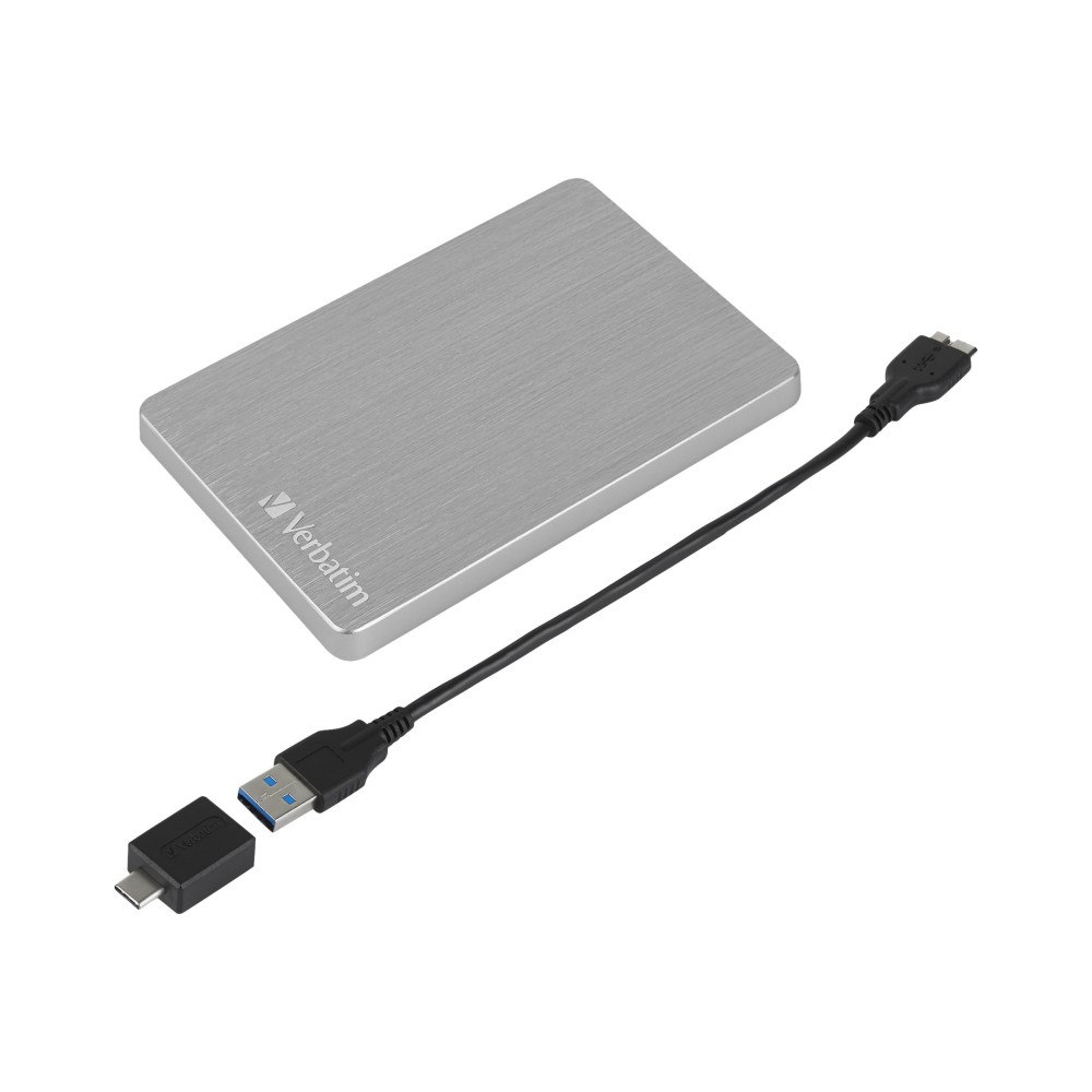 VERBATIM Verbatim Store 'n' Go ALU Slim - hårddisk - 1 TB - USB 3.2 Gen 1