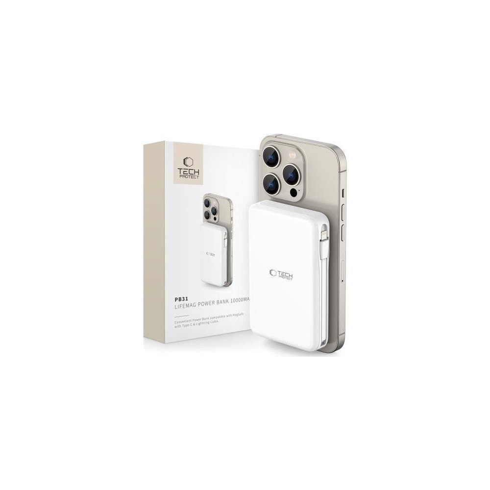 Tech-Protect Tech-Protect LifeMag PB31 powerbank med MagSafe 10000mAh 15W...