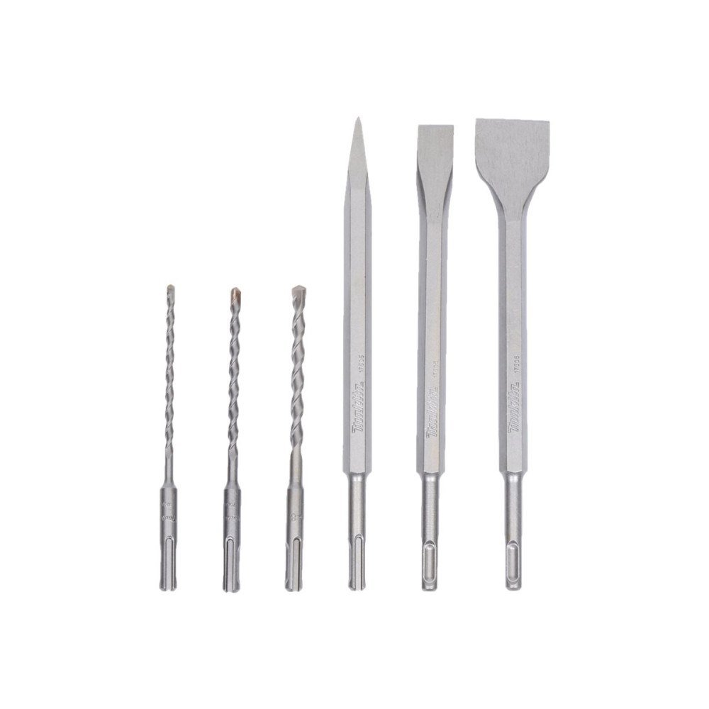 Makita Makita borr- och mejselsats - för betong - 6 delar