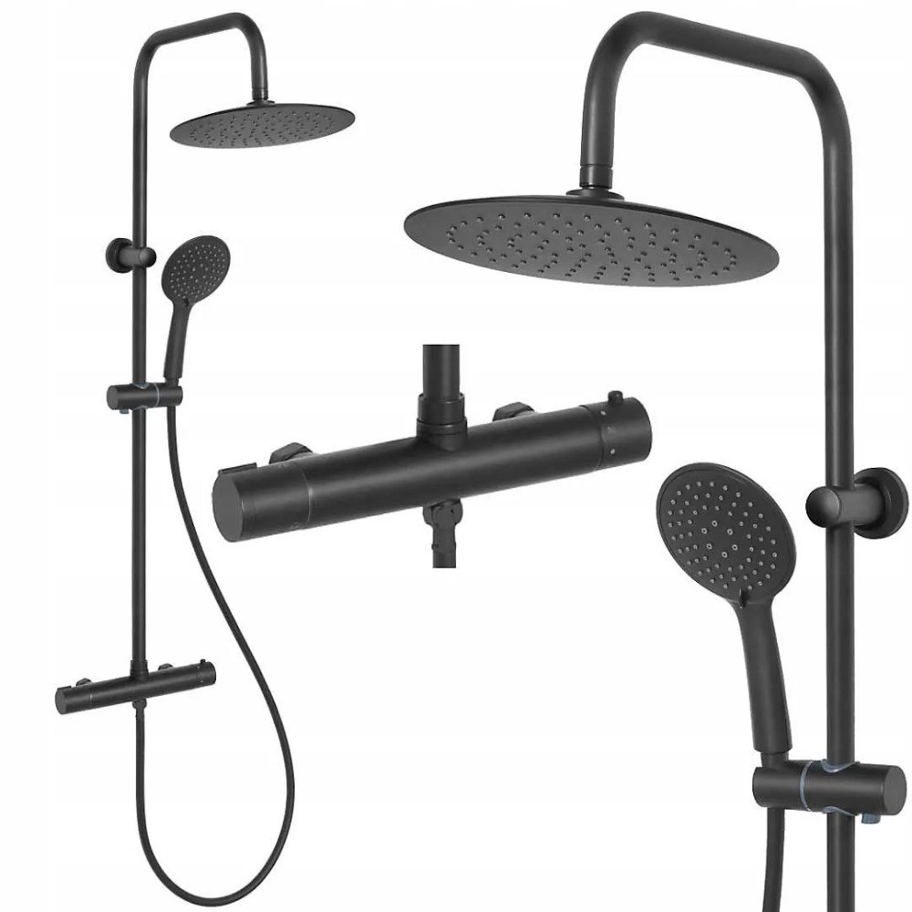 Invena INVENA MUSTA shower system, rain and hand shower, thermostat...