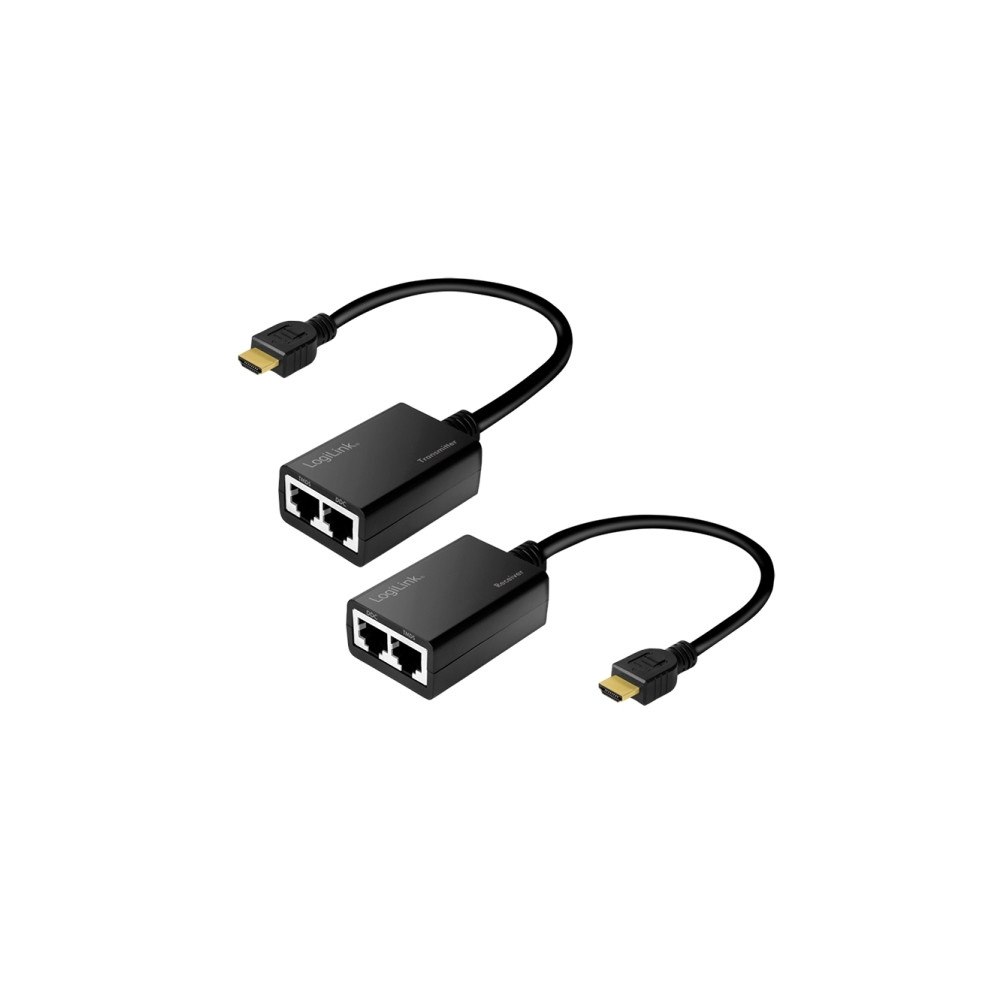 LogiLink LogiLink Audio/Video-Extender HDMI 1xRJ45 Cat5e/Cat6 1080p R...